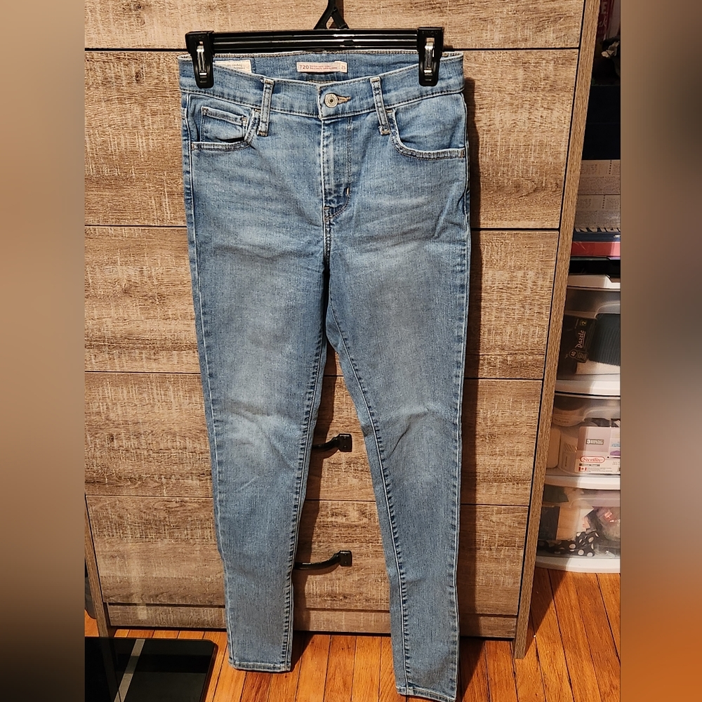 Levis high rise skinny